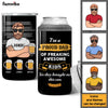 Personalized Beer Loving Father 4 in 1 Can Cooler 25915 1