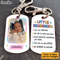 Personalized Little Reminders Mental Health Inspirational Aluminum Keychain 25916 thumb 1