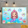 Personalized Gift For Daughter Granddaughter Self Affirmation Little Mermaid Canvas 25917 1