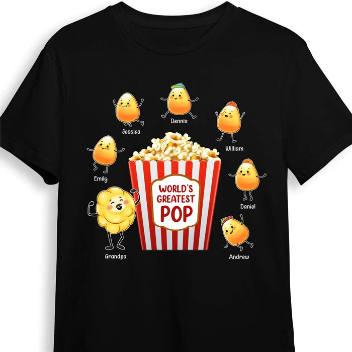 Personalized Gift For Dad Grandpa Popcorn Shirt - Hoodie - Sweatshirt 25920 1