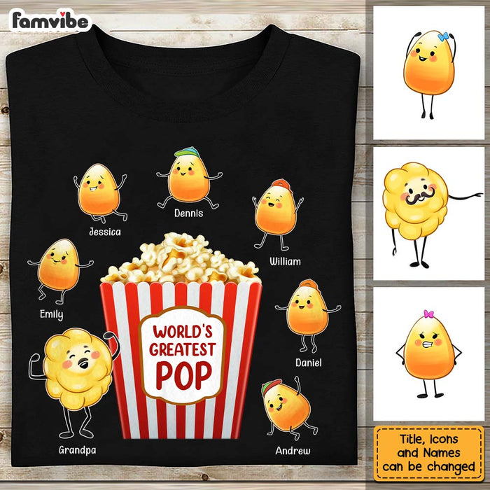 Personalized Gift For Dad Grandpa Popcorn Shirt - Hoodie - Sweatshirt 25920 1