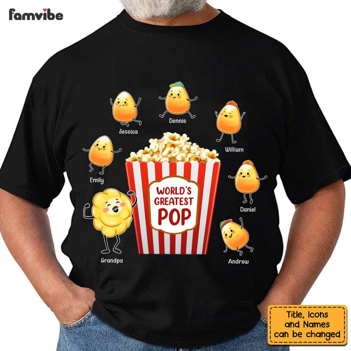 Personalized Gift For Dad Grandpa Popcorn Shirt - Hoodie - Sweatshirt 25920 1