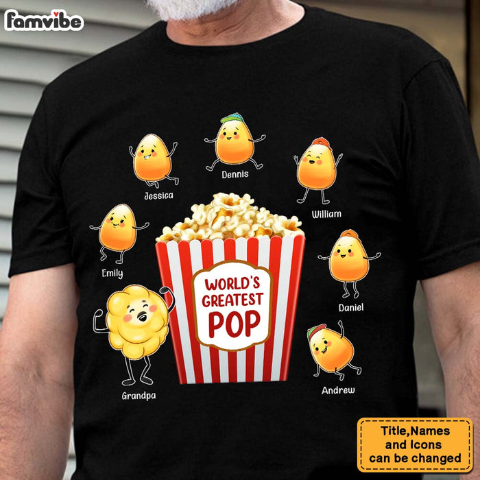 Personalized Gift For Dad Grandpa Popcorn Shirt - Hoodie - Sweatshirt 25920 1