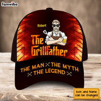 Personalized BBQ The Grillfather Dad Cap 25921 thumb 1