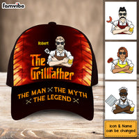 Personalized BBQ The Grillfather Dad Cap 25921 thumb 1