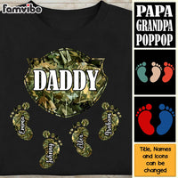 Personalized Gift for Dad Camo Pattern Shirt - Hoodie - Sweatshirt 25928 thumb 1