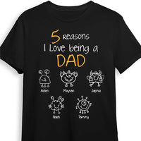 Personalized Gift for Dad Reasons I Love Being Shirt - Hoodie - Sweatshirt 25930 thumb 1