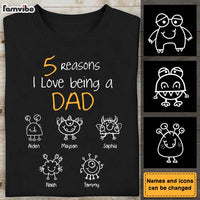 Personalized Gift for Dad Reasons I Love Being Shirt - Hoodie - Sweatshirt 25930 thumb 1