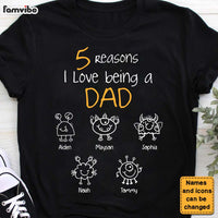 Personalized Gift for Dad Reasons I Love Being Shirt - Hoodie - Sweatshirt 25930 thumb 1
