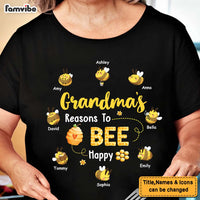 Personalized Gift For Grandma Reasons To Bee Happy Shirt - Hoodie - Sweatshirt 25933 thumb 1