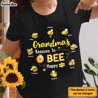 Personalized Gift For Grandma Reasons To Bee Happy Shirt - Hoodie - Sweatshirt 25933 thumb 1