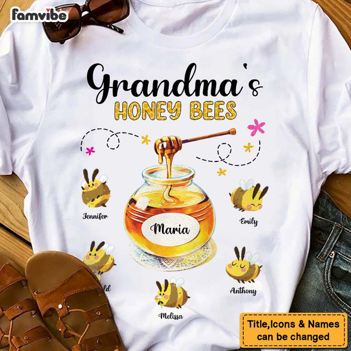 Personalized Gift For Grandma Honey Bees Shirt - Hoodie - Sweatshirt 25935 1