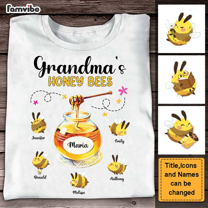 Personalized Gift For Grandma Honey Bees Shirt - Hoodie - Sweatshirt 25935 1