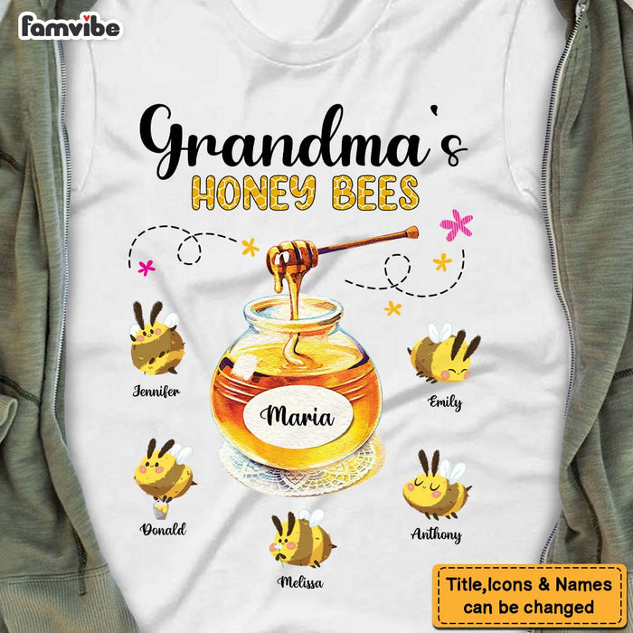 Personalized Gift For Grandma Honey Bees Shirt - Hoodie - Sweatshirt 25935 1
