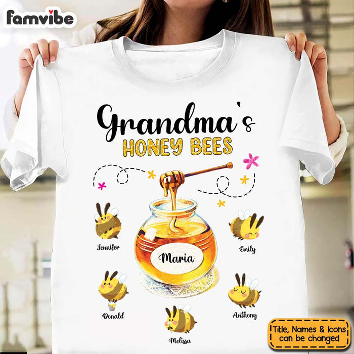 Personalized Gift For Grandma Honey Bees Shirt - Hoodie - Sweatshirt 25935 1