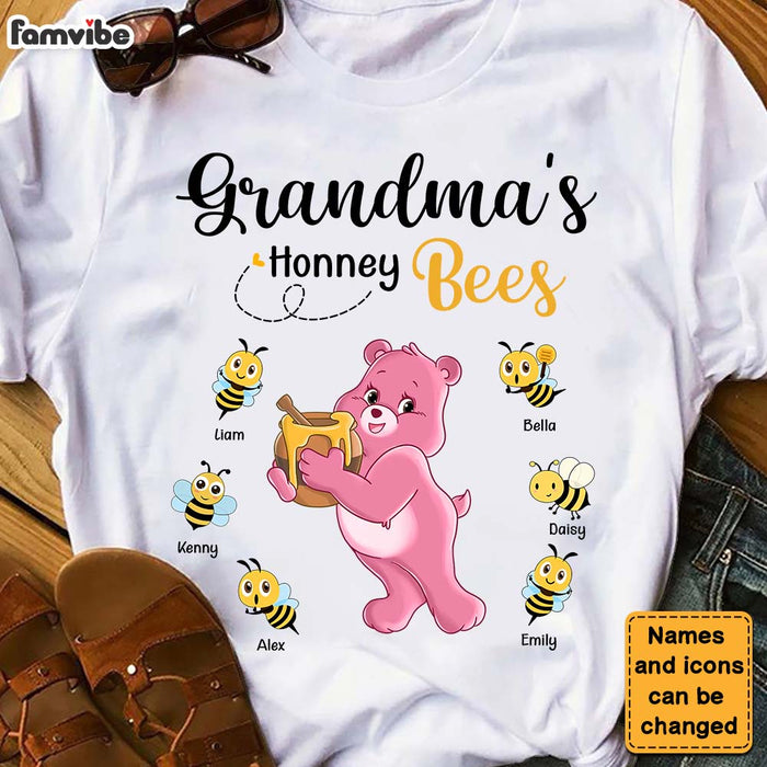 Personalized Gift For Grandma Bear Honey Bee Shirt - Hoodie - Sweatshirt 25936 1