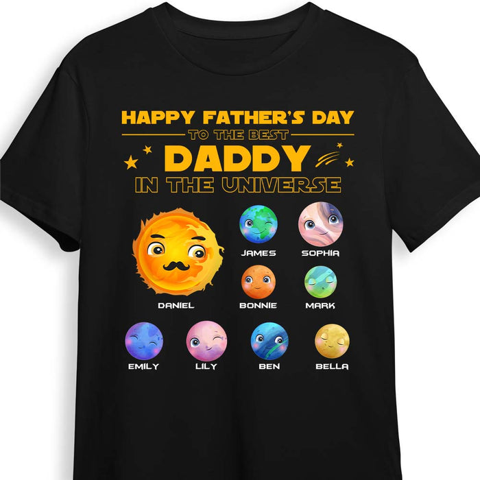 Personalized Happy Father's Day Universe Shirt - Hoodie - Sweatshirt 25941 1