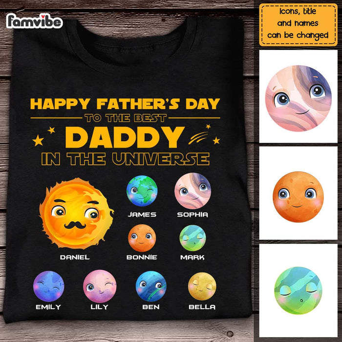 Personalized Happy Father's Day Universe Shirt - Hoodie - Sweatshirt 25941 1