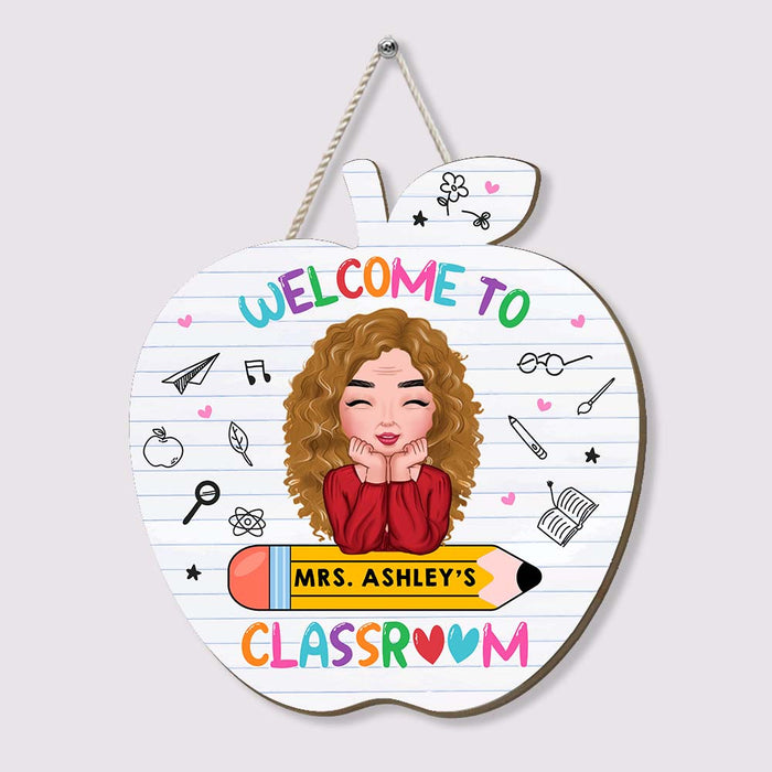 Personalized Gift For Teacher Classroom Wood Sign 25943 1