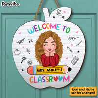 Personalized Gift For Teacher Classroom Wood Sign 25943 thumb 1