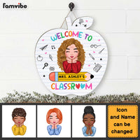 Personalized Gift For Teacher Classroom Wood Sign 25943 thumb 1