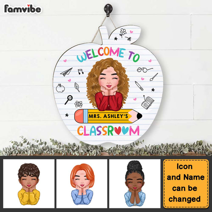 Personalized Gift For Teacher Classroom Wood Sign 25943 1