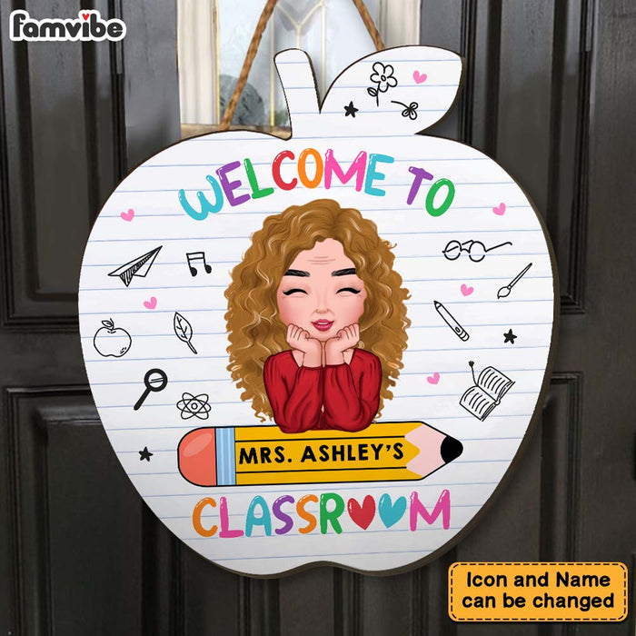 Personalized Gift For Teacher Classroom Wood Sign 25943 1