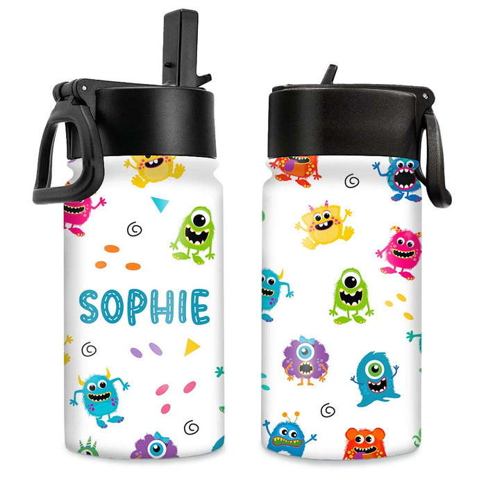 Personalized Gift for Kids Animal Kid bottle Kids Water Bottle With Straw Lid 25953 1