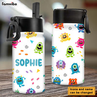 Personalized Gift for Kids Animal Kid bottle Kids Water Bottle With Straw Lid 25953 thumb 1
