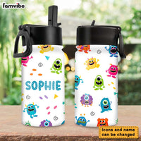Personalized Gift for Kids Animal Kid bottle Kids Water Bottle With Straw Lid 25953 thumb 1