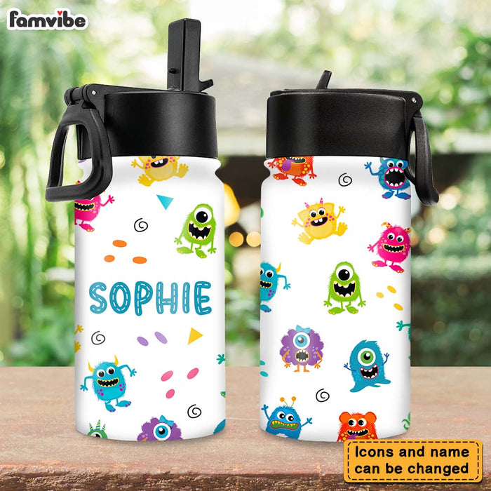 Personalized Gift for Kids Animal Kid bottle Kids Water Bottle With Straw Lid 25953 1