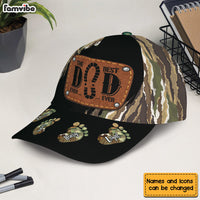 Personalized Gift for Dad Camo Footprint Cap 25968 thumb 1