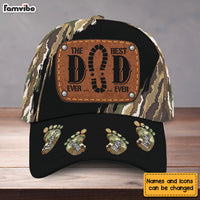 Personalized Gift for Dad Camo Footprint Cap 25968 thumb 1