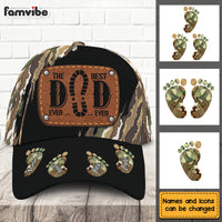 Personalized Gift for Dad Camo Footprint Cap 25968 thumb 1