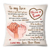 Personalized Gift For Couple We're A Team Forever Hand Pillow 25969 1