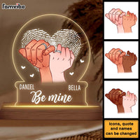 Personalized Gift For Couple Be Mind Forever Hand Plaque LED Lamp Night Light 25971 thumb 1