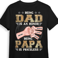 Personalized Gift for Grandpa World Map Shirt - Hoodie - Sweatshirt 25973 thumb 1