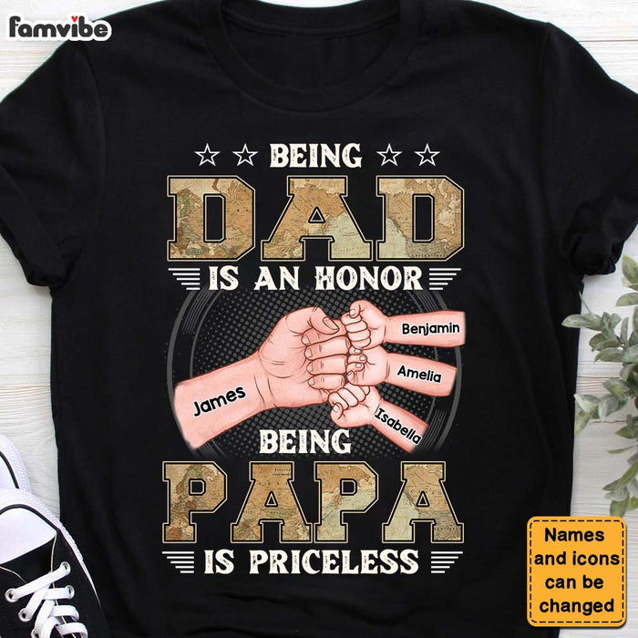Personalized Gift for Grandpa World Map Shirt - Hoodie - Sweatshirt 25973 1
