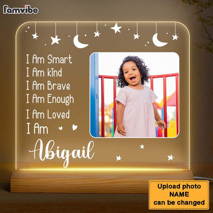 Personalized Christian Affirmation Gifts For Daughters I am Plaque LED Lamp Night Light 25974 1