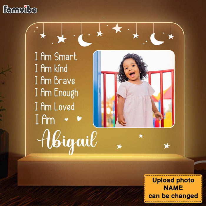 Personalized Christian Affirmation Gifts For Daughters I am Plaque LED Lamp Night Light 25974 1