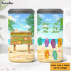 Personalized Gift for Grandma's Favorite Beach Filp Flop 4 in 1 Can Cooler 25978 1