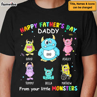 Personalized Happy Father's Day From Your Little Monsters Shirt - Hoodie - Sweatshirt 25979 thumb 1