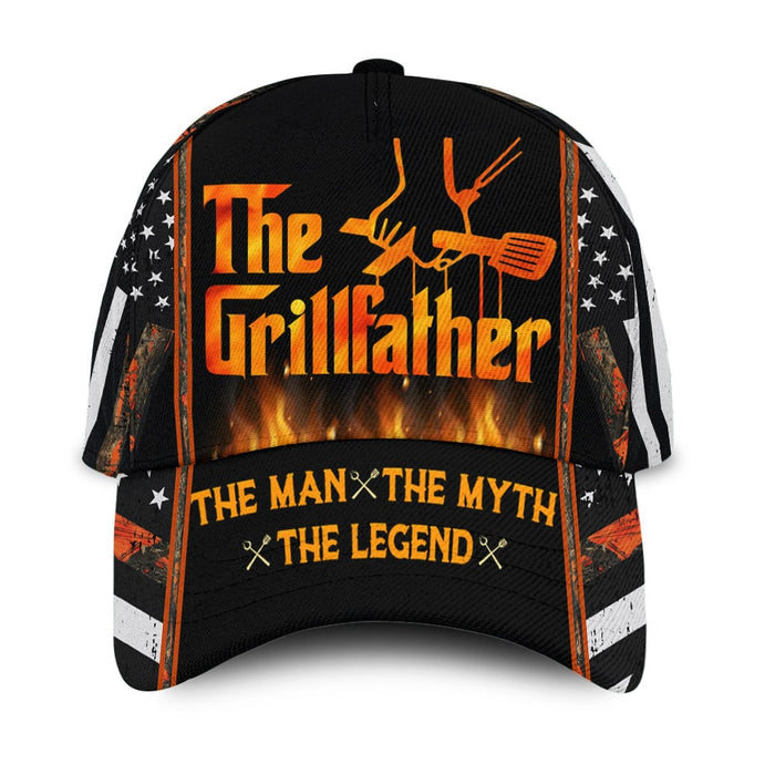 Personalized Gift For Dad The Grillfather Cap 25980 1
