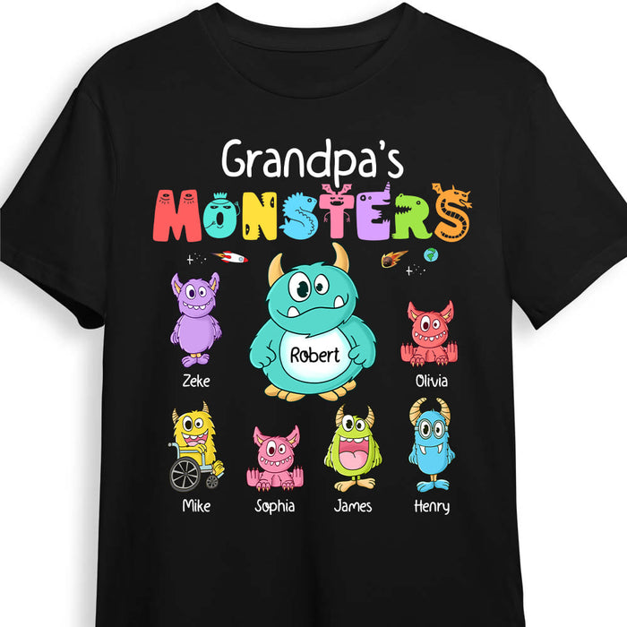 Personalized Grandpa's Monsters Shirt - Hoodie - Sweatshirt 25984 1
