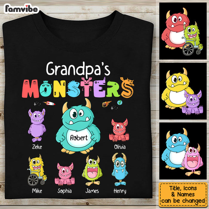 Personalized Grandpa's Monsters Shirt - Hoodie - Sweatshirt 25984 1