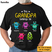Personalized Gift For Grandpa Belongs To Little Monsters Shirt - Hoodie - Sweatshirt 25990 thumb 1