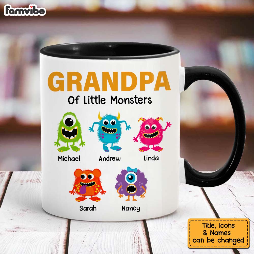 Personalized Grandpa Of Monster Mug 24978 25991 Primary Mockup