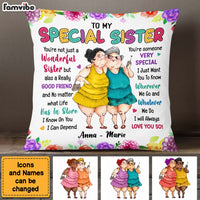 Personalized Gifts For Sisters Old Friends Pillow 25993 thumb 1