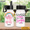 Personalized Back to School Gift For Kid Colorful Bear Kids Water Bottle With Straw Lid 25995 1