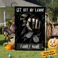 Personalized Skull Halloween Flag JL162 85O34 thumb 1